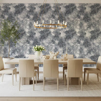 Silvered Mist & Light Dots Wallpaper with smoky texture and bright dot accents