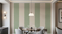 Sage Green Stripe Wallpaper Grandmillennial Wallpaper⁠