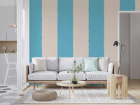 Blush Pink Stripe Wallpaper Grandmillennial Wallpaper⁠