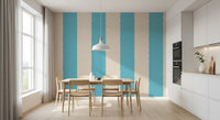 Blush Pink Stripe Wallpaper Grandmillennial Wallpaper⁠