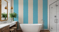 Blush Pink Stripe Wallpaper Grandmillennial Wallpaper⁠