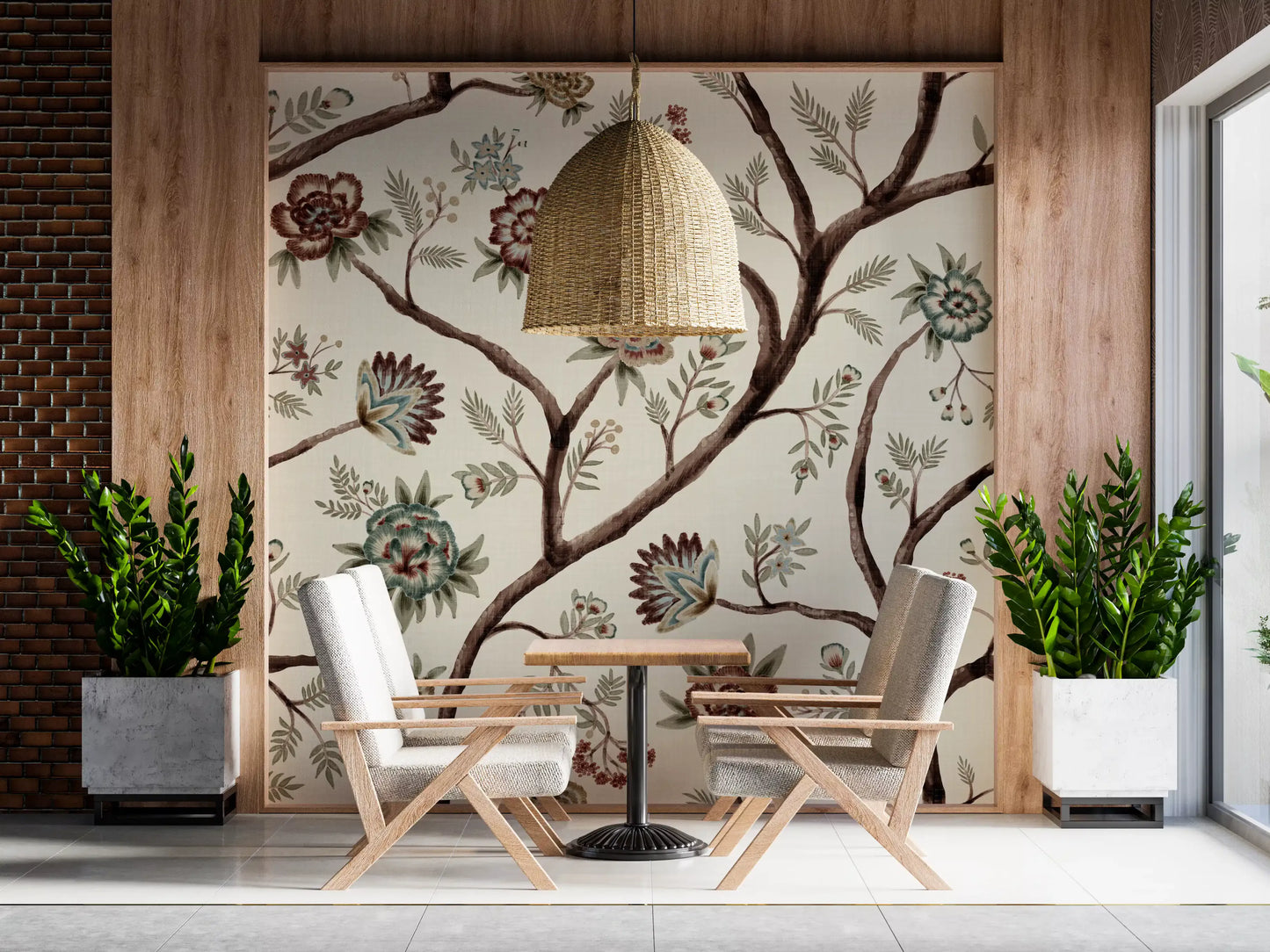 Never Ending Tree Chintz Revival Bright Wall Mural