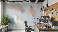Pastel Whispers Abstract Wall Mural Wall Mural