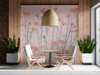 Whispering Wildflowers Botanical Wallpaper Wall Mural