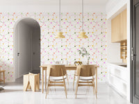 Whimsical Hearts and Dashed Trails Wallpaper⁠