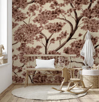 Never Ending Trailing Tree - Fall Wall Mural