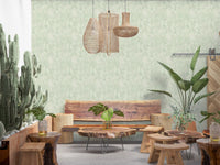 Sage Woodland and Hidden Wildlife Wallpaper⁠