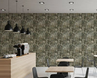 Pixelated Muted Lush Canopy Wallpaper⁠