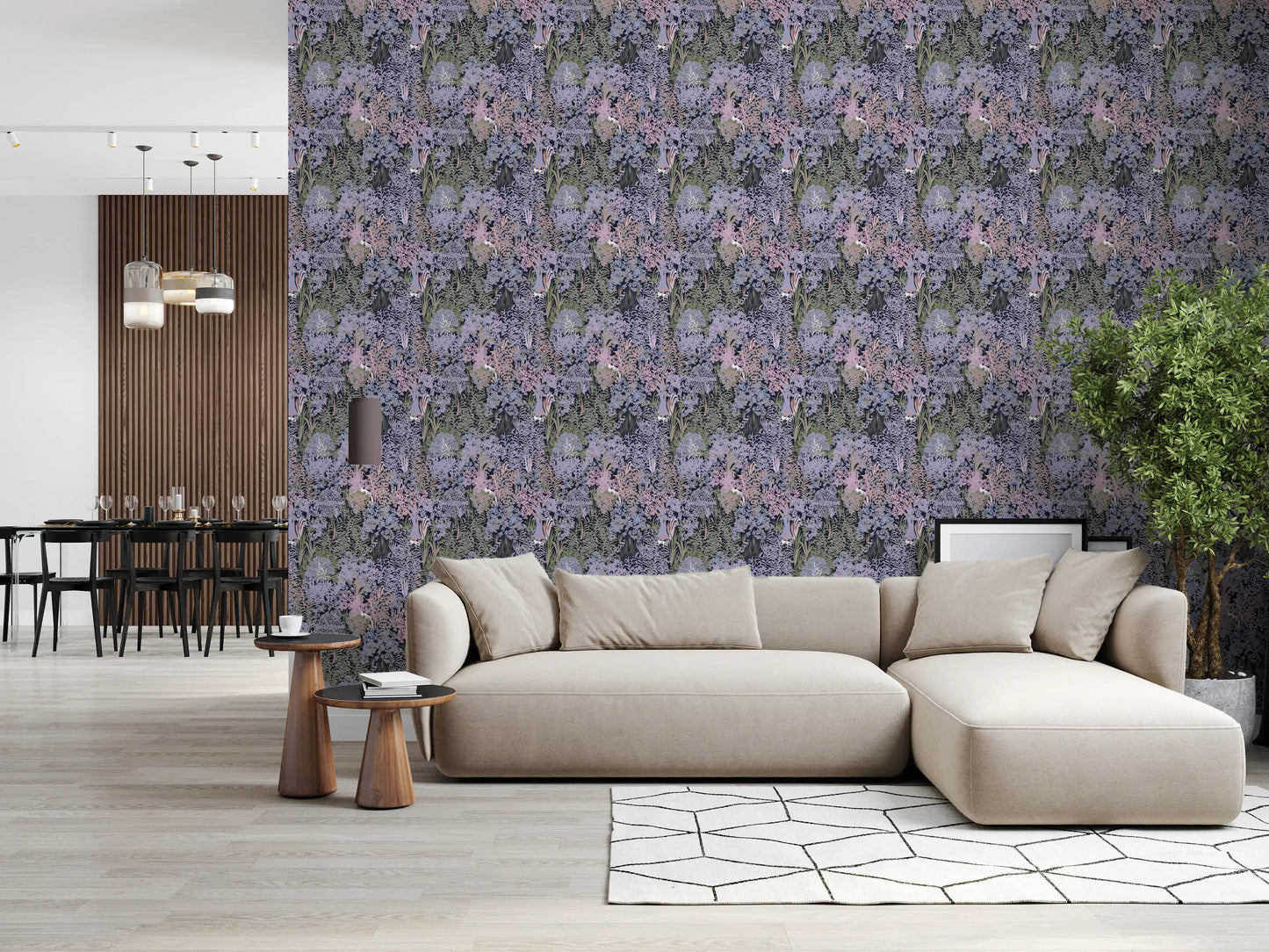 Secret Woodland Meadow Wall Decor Wallpaper⁠