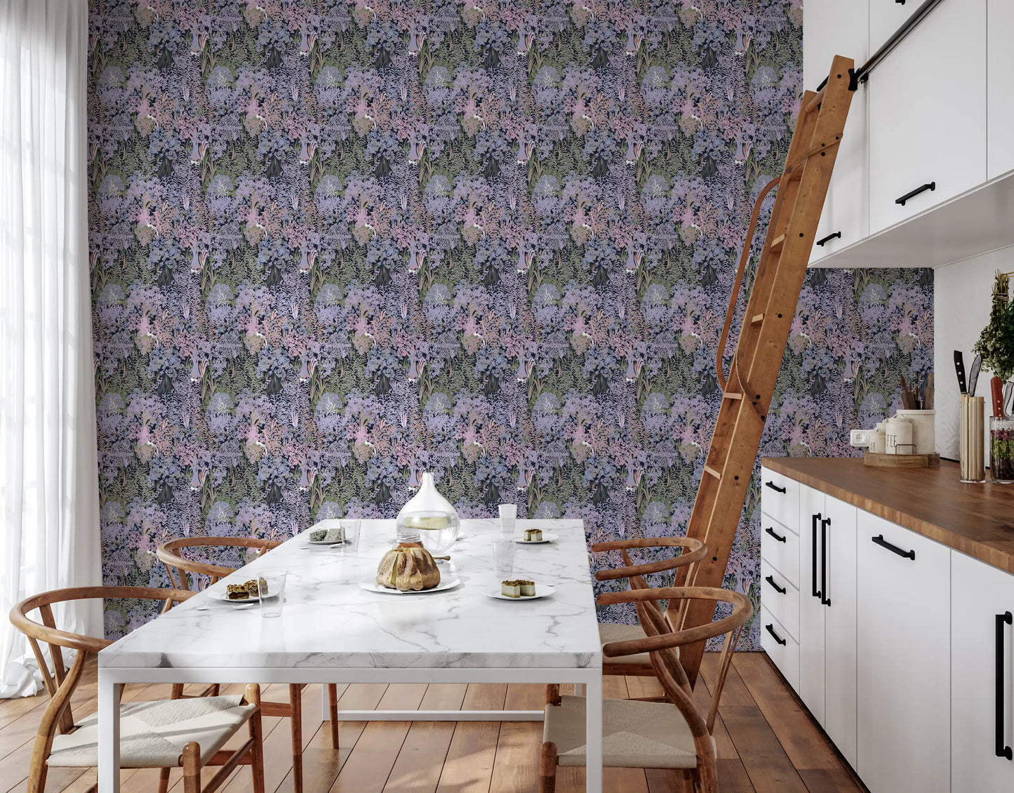 Secret Woodland Meadow Wall Decor Wallpaper⁠