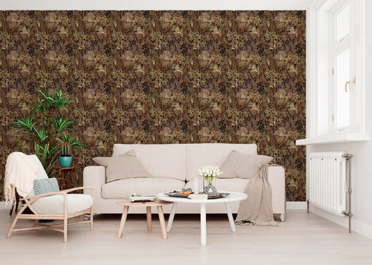 Rustic Thick Jungle Canopy Wallpaper⁠