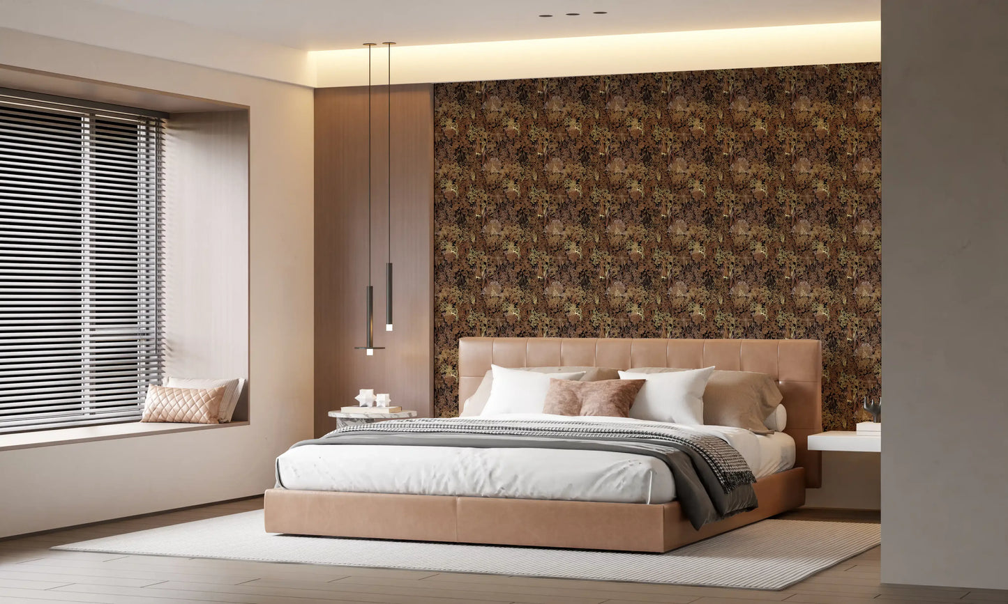 Rustic Thick Jungle Canopy Wallpaper⁠