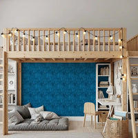 Midnight Blue Enchanted Forest Wallpaper⁠
