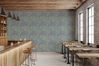 Sage and Lilac Botanical Jungle Tapestry Wallpaper Wallpaper⁠