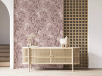 Delicate Blush Chinoiserie Blossom Wallpaper Wallpaper⁠