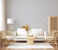 Dainty Meadow Blossom Wallpaper in Soft Slate Grey Wallpaper⁠