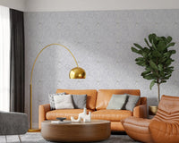 Dainty Meadow Blossom Wallpaper in Soft Slate Grey Wallpaper⁠