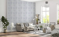 Vintage Lavender Trails Floral Wallpaper Wallpaper⁠