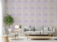 Whimsical Pastel Meadow Floral Wallpaper Wallpaper⁠