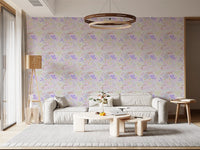 Whimsical Pastel Meadow Floral Wallpaper Wallpaper⁠