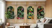 Classical Archways Exotic Botanical Wall Mural Wall Mural