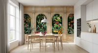 Classical Archways Exotic Botanical Wall Mural Wall Mural