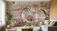 Royal Peacock Garden Mural Wallpaper Wall Mural