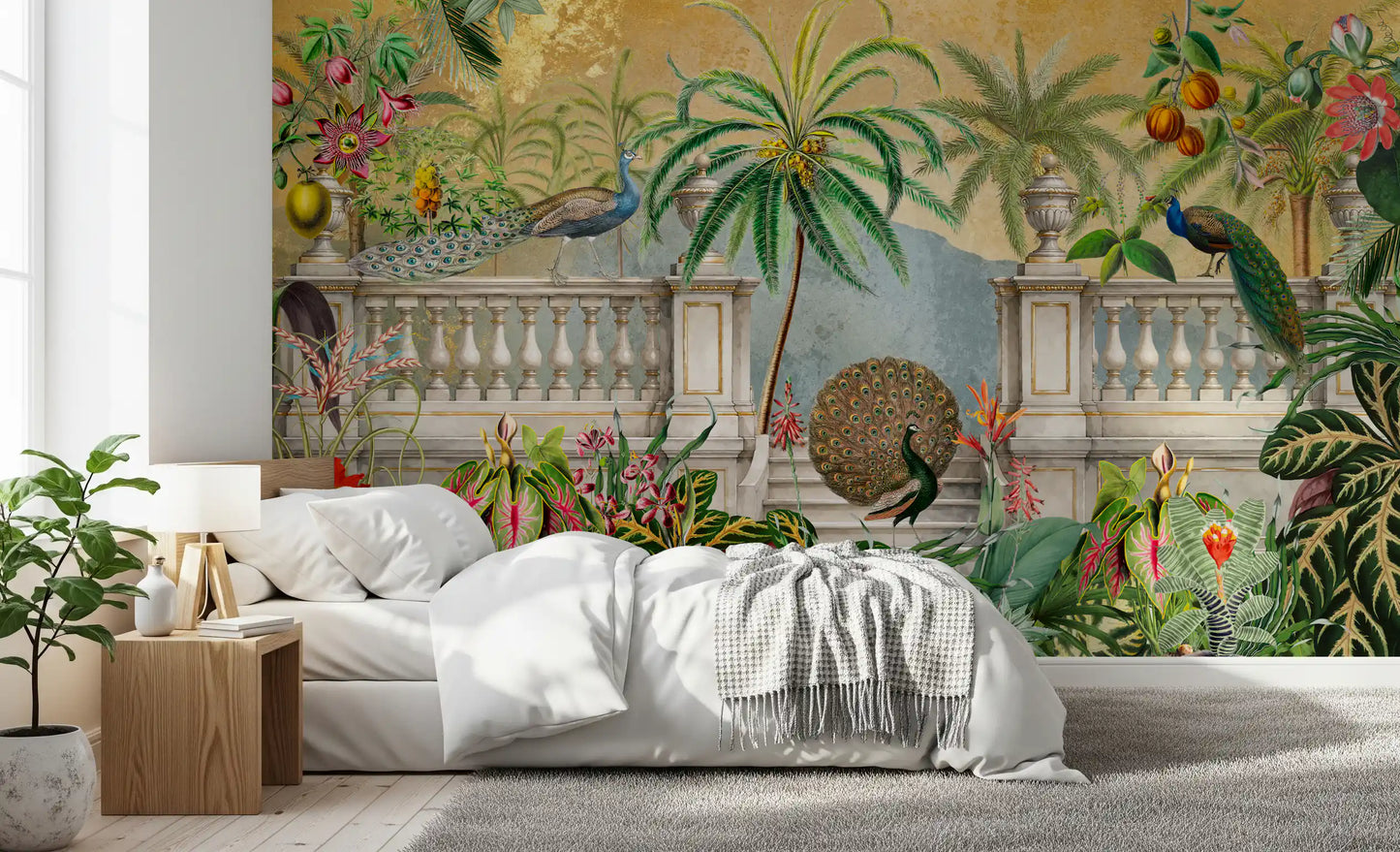Vintage Imperial Golden Garden  Wall Mural