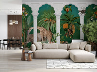 Majestic Mughal Archway Safari Wall Mural Wall Mural