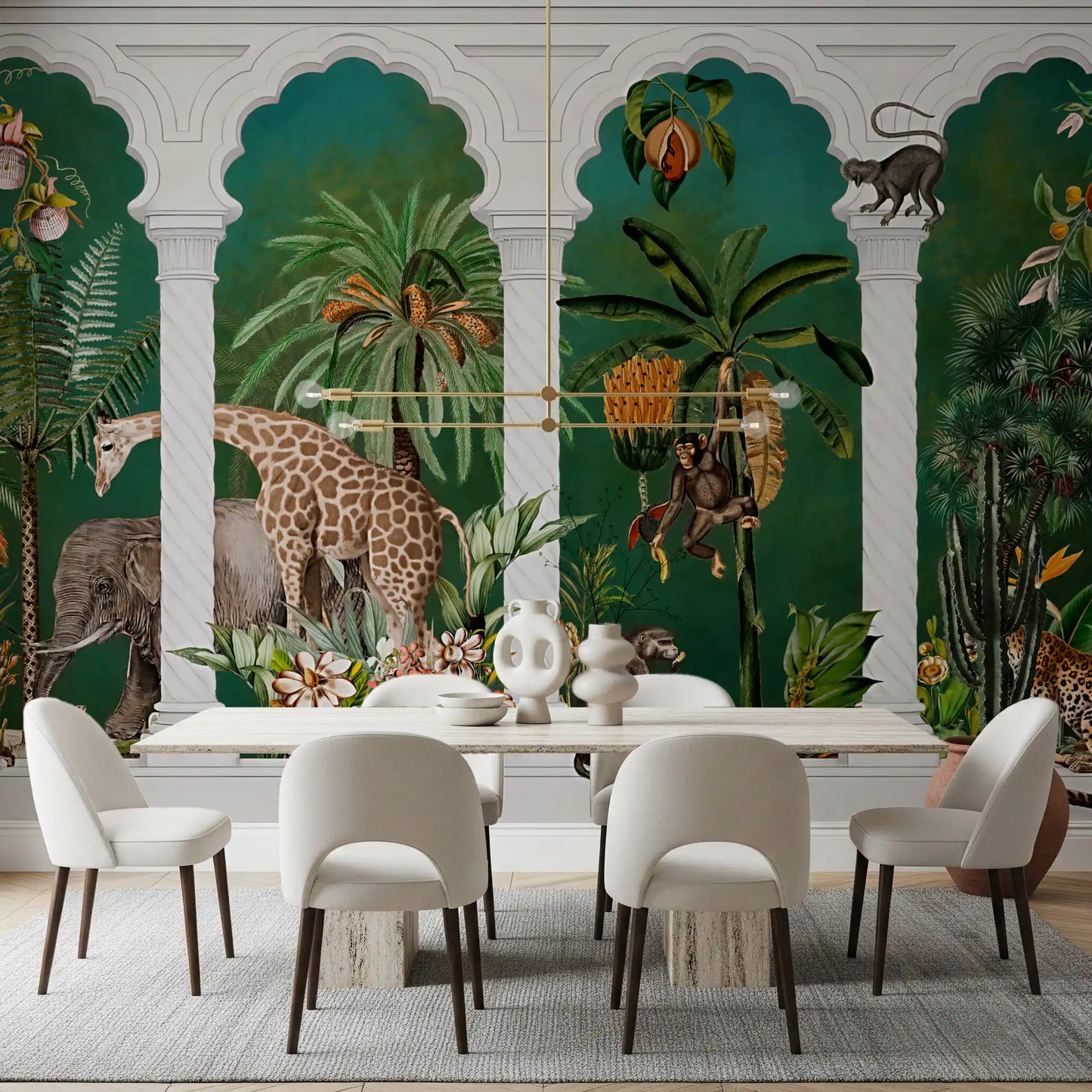 Majestic Mughal Archway Safari Wall Mural Wall Mural