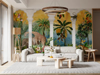 Imperial Arches Tropical Safari Wall Mural Wall Mural