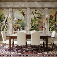 Vintage Parrot Arches Wall Mural Wall Mural
