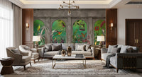 Vintage Tropical Arches Wallpaper Wall Mural