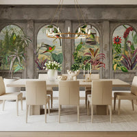 Antique Aviary Arched Wall Mural Wall Mural