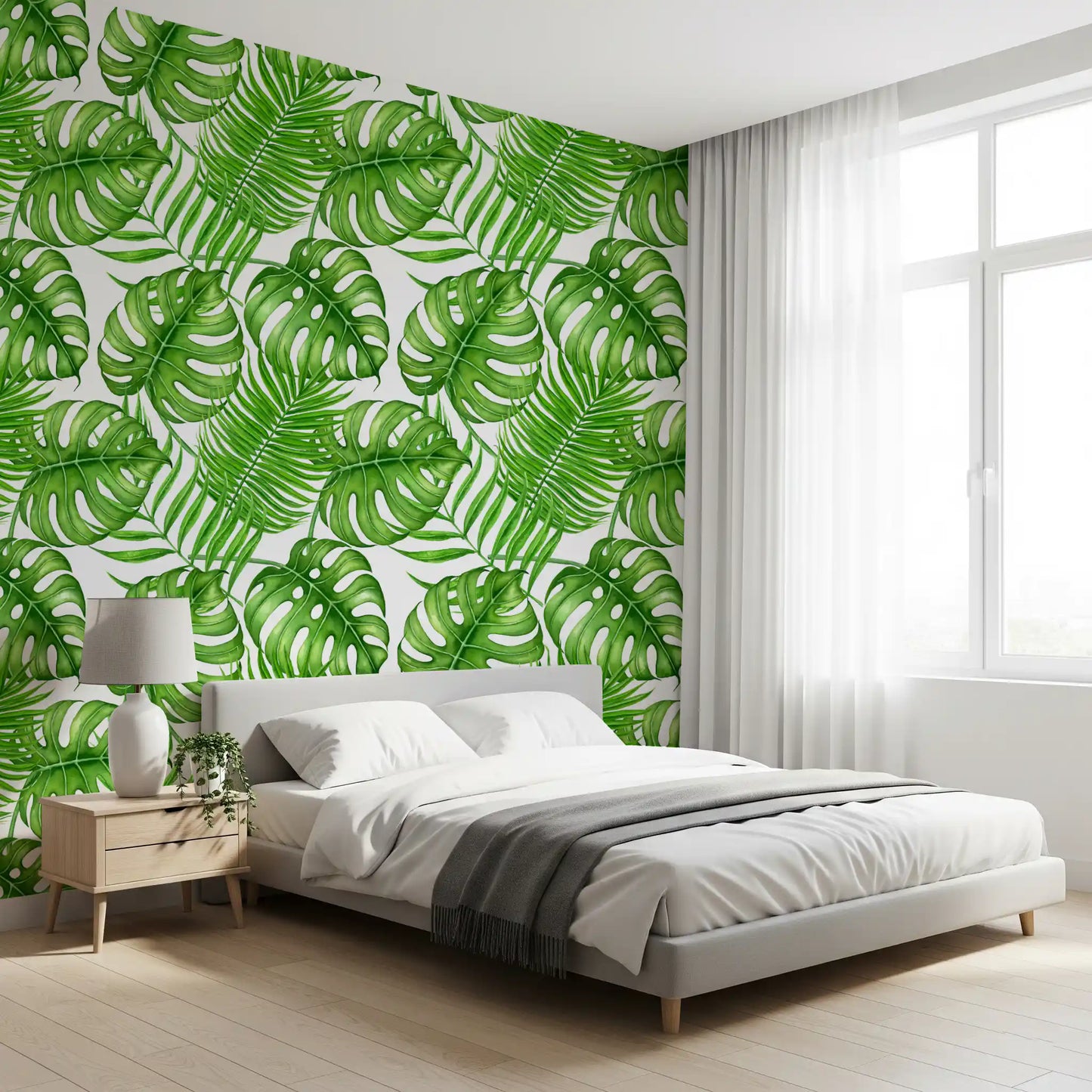 Tropical leaves Wallpaper⁠