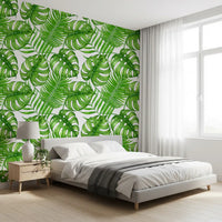 Tropical leaves Wallpaper⁠