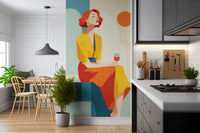 Chic Art Deco Moment Wall Mural