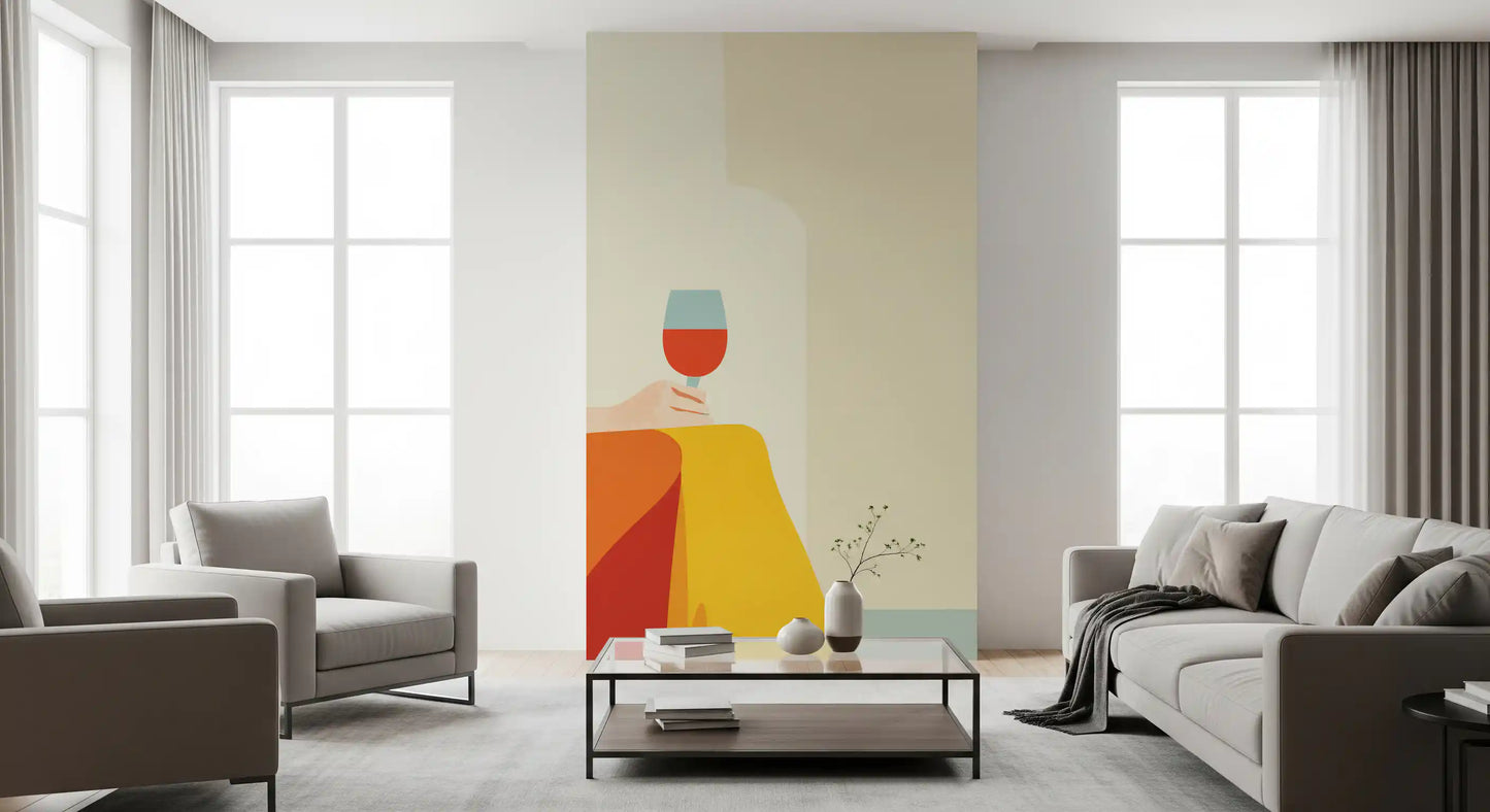 Chic Art Deco Moment Wall Mural