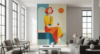 Chic Art Deco Moment Wall Mural