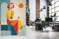 Chic Art Deco Moment Wall Mural