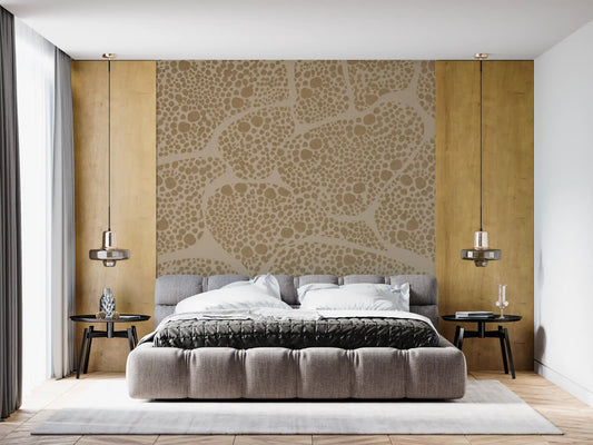 Organic Pebble Cell Textured Wall Mural