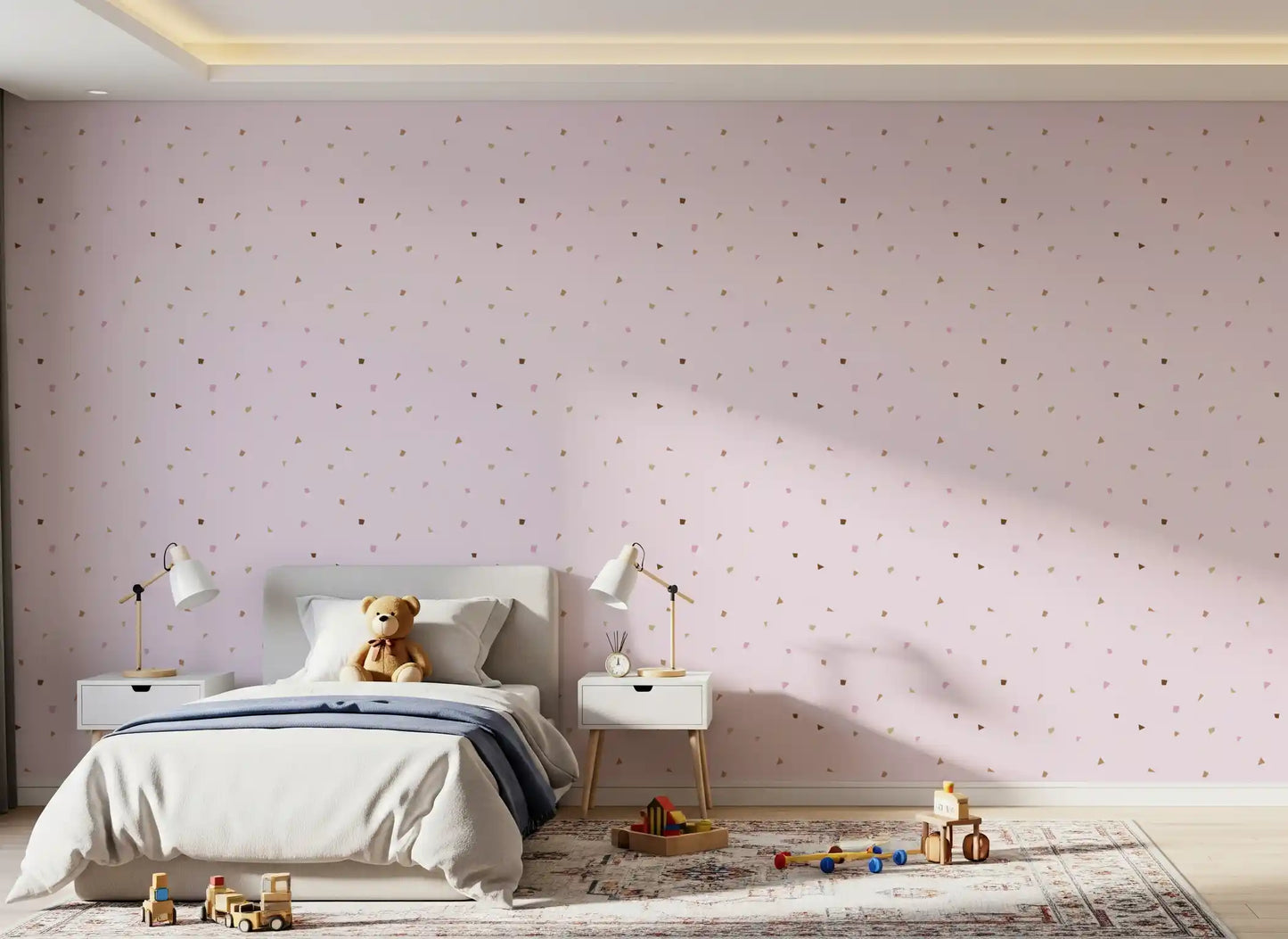 Blush Terrazzo Confetti Wallpaper Wallpaper⁠