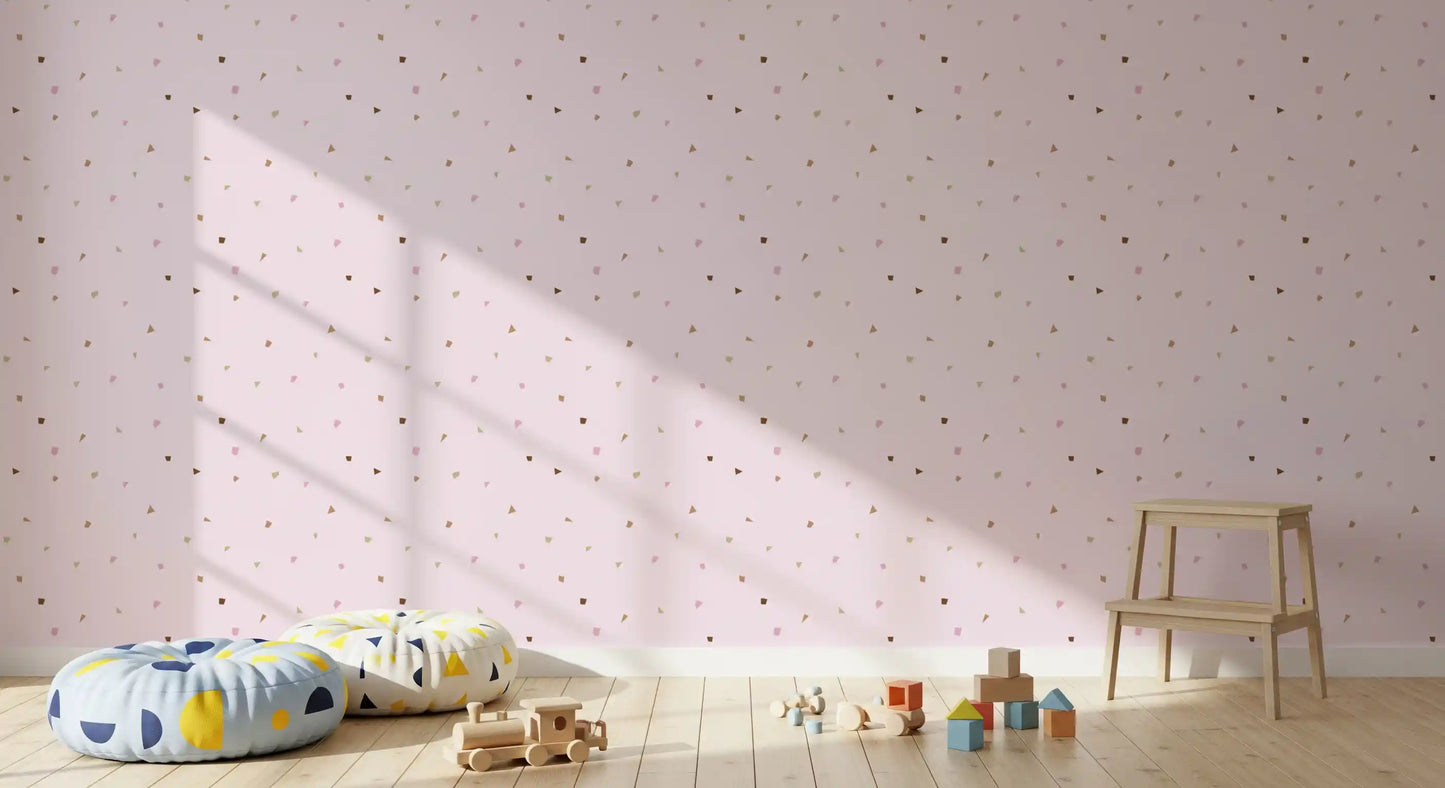 Blush Terrazzo Confetti Wallpaper Wallpaper⁠