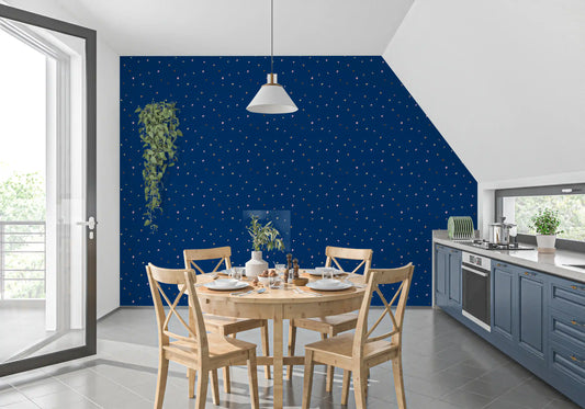 Midnight Confetti Terrazzo Wallpaper⁠
