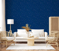 Midnight Confetti Terrazzo Wallpaper Wallpaper⁠