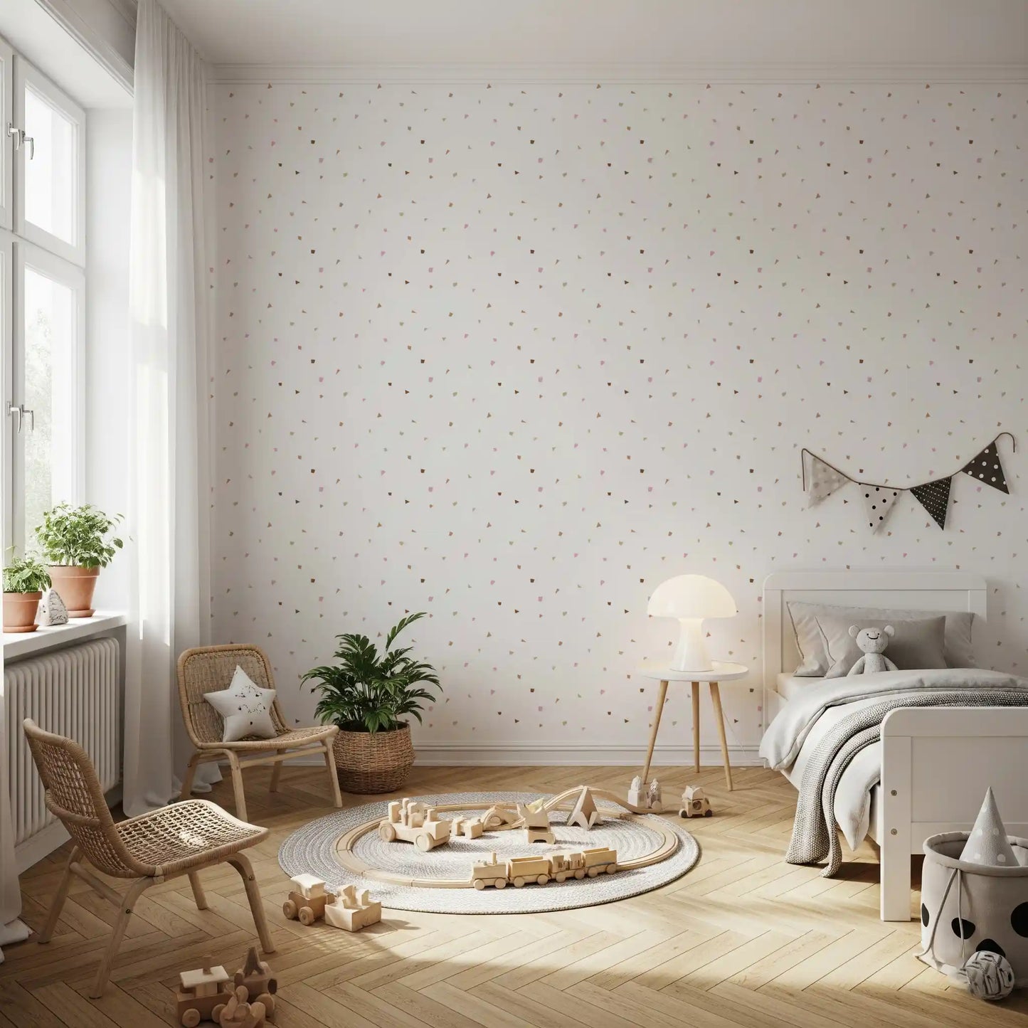 Minimalist Pastel Confetti Terrazzo Wallpaper Wallpaper⁠