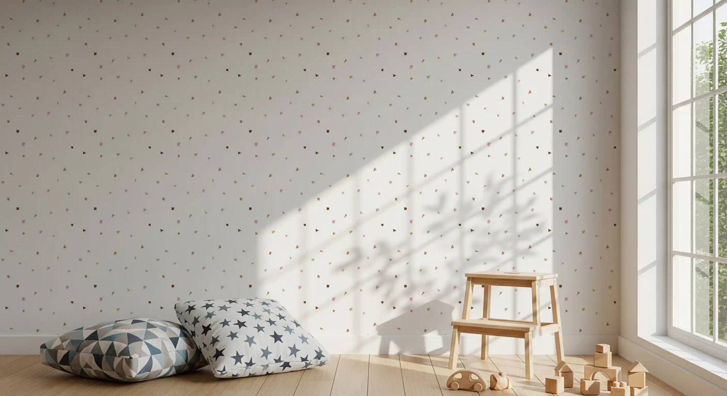 Minimalist Pastel Confetti Terrazzo Wallpaper Wallpaper⁠