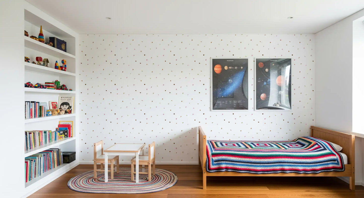 Minimalist Pastel Confetti Terrazzo Wallpaper Wallpaper⁠