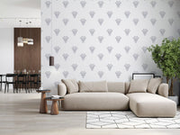 Neoclassical Palm Motif Wallpaper Wallpaper⁠