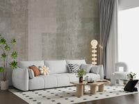 Muted Concrete Geometric Abstract Wallpaper Wall Mural